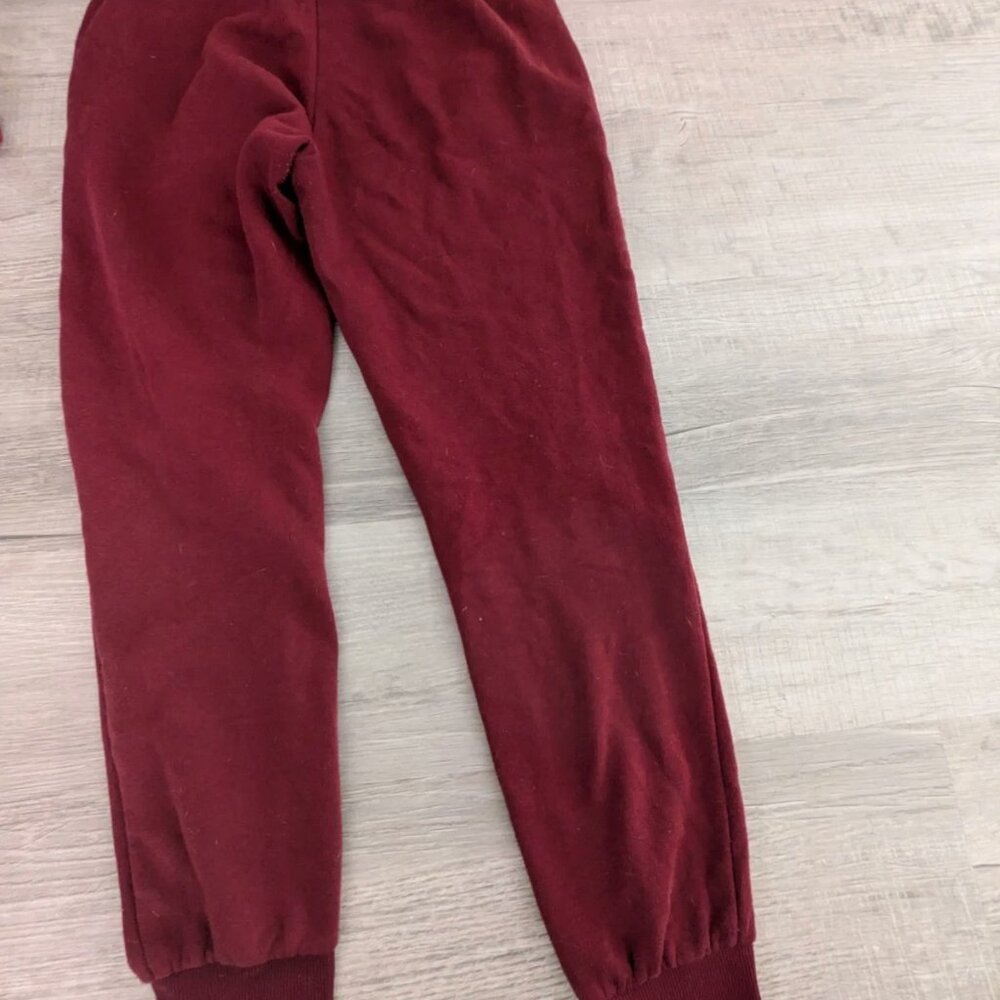 Harry Potter Jogger Womens Medium Maroon Hogwarts Sweatpant Pull On Drawstring - Picture 2 of 5